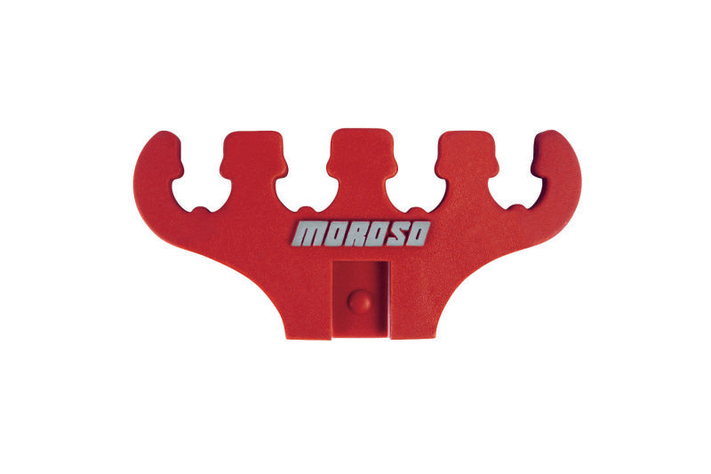 Moroso Wire Loom - 7-9mm - 4 Hole - Red - 2 Per Card Moroso