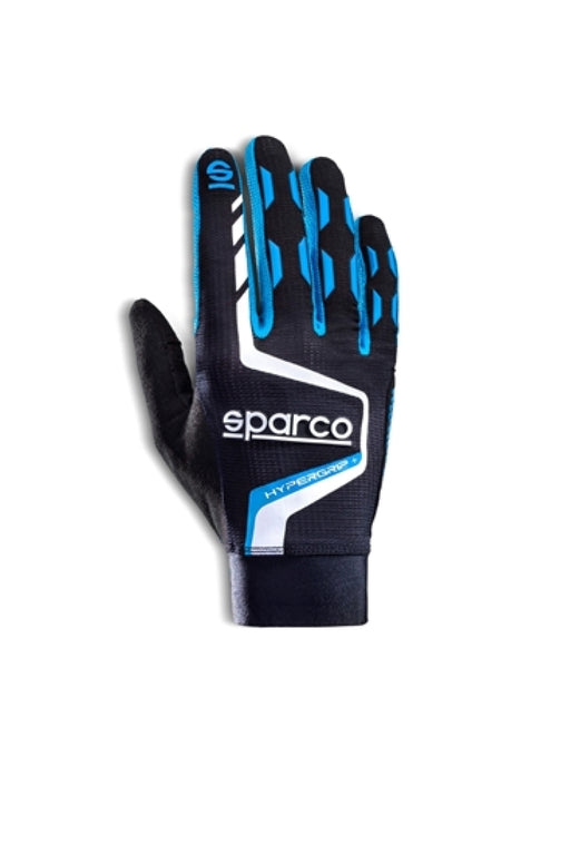 Sparco Gloves Hypergrip+ 12 Black/Blue SPARCO