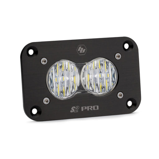 Baja Designs S2 Sport Flush Mount Wide Cornering Pattern LED Work Light - Clear Lens Baja Designs