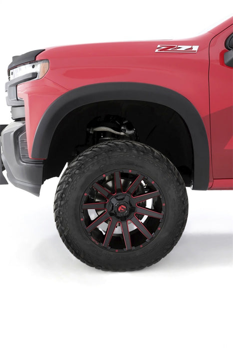 Lund 19-21 Chevy Silverado 1500 SX-Sport Smooth Elite Series Front Fender Flares - Black (2 Pc.) LUND