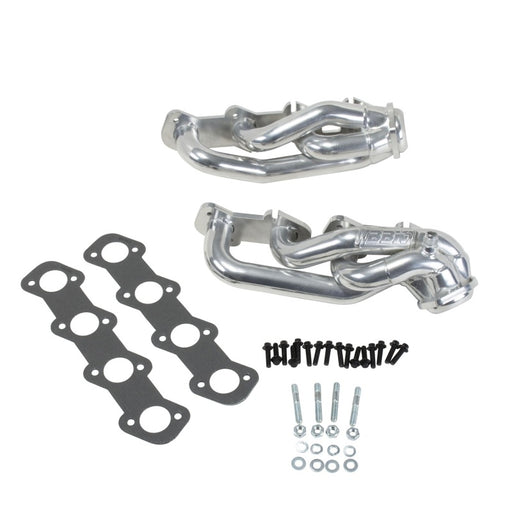 BBK 97-03 Ford F Series Truck 4.6 Shorty Tuned Length Exhaust Headers - 1-5/8 Silver Ceramic BBK