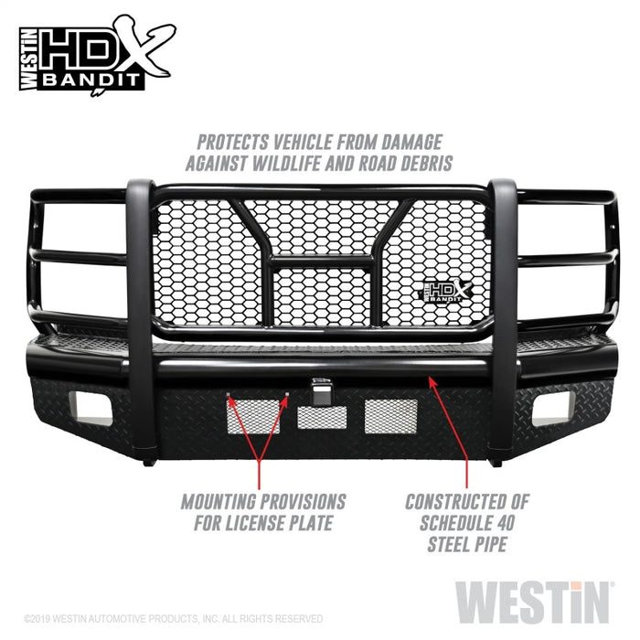 Westin/HDX Bandit 18-20 Ford F-150 (Excl. EcoBoost) Front Bumper - Black Westin