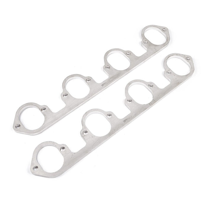 Stainless Works Big Block Ford Flat Tall Oval Port Header 304SS Exhaust Flanges 2-1/4in Primaries Stainless Works