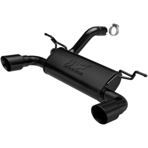 MagnaFlow 2018+ Jeep Wrangler 3.6L Dual Black Tip Axle-Back Exhaust Magnaflow