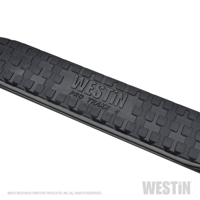 Westin 05-21 Toyota Tacoma Access Cab PRO TRAXX 4 Oval Nerf Step Bars - Blk Westin