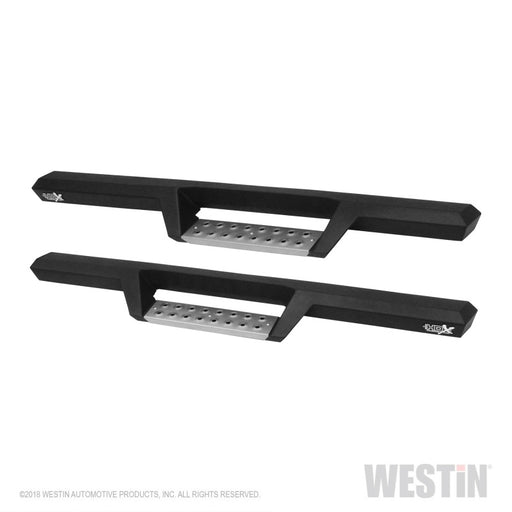 Westin 07-18 Jeep Wrangler JK 2dr. HDX Stainless Drop Nerf Step Bars - Tex. Blk Westin