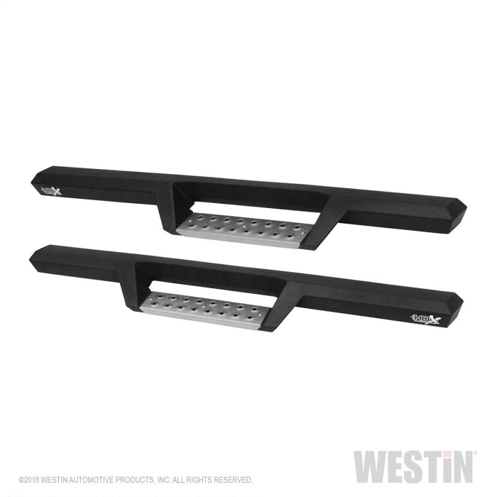 Westin 07-18 Jeep Wrangler JK 2dr. HDX Stainless Drop Nerf Step Bars - Tex. Blk Westin