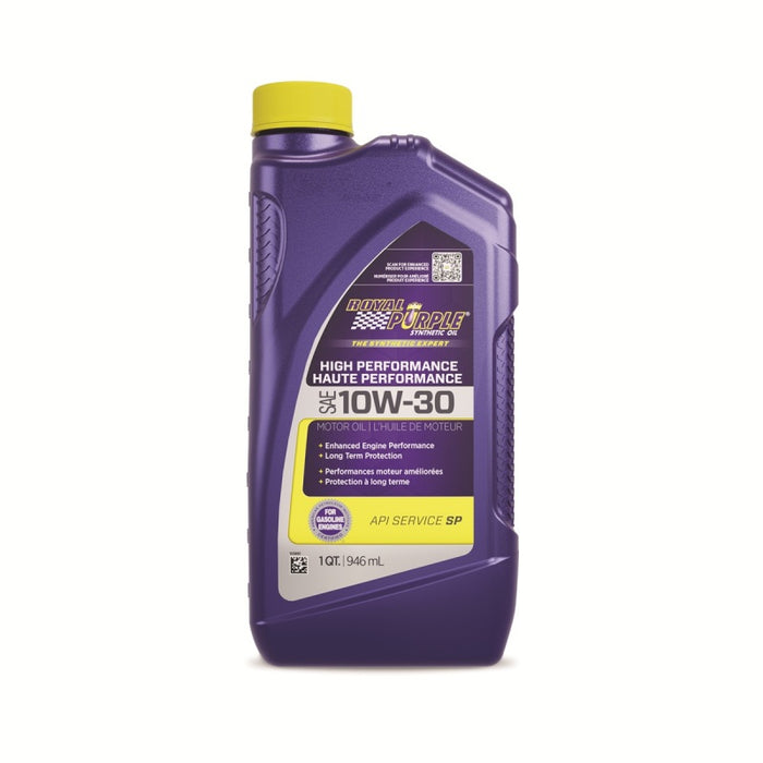 Royal Purple Synthetic High Performance 10W-30 Motor Oil (Canada) - 1 Quart Royal Purple
