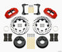 Wilwood Narrow Superlite 4R Front Kit 12.19in Drilled Red 87-89 Jeep YJ