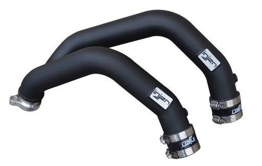 Injen 15-16 BMW M3(F80)/M4 (F82/83) 3.0L L6 Twin Turbo 2PC Aluminum Int. Charge Pipe - Wrinkle Black Injen