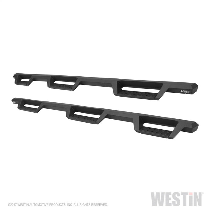 Westin/HDX 07-18 Chevrolet Silverado (Excl. Classic) 6.5ft. Bed Drop W2W Nerf Step Bars - Tex. Blk Westin