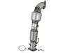 aFe Power Twisted Steel SS304 Downpipe 2.5in w/Cat 17-18 Hyundai Elantra L4-1.6L (t) aFe