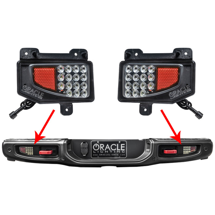 Oracle Rear Bumper LED Reverse Lights for Jeep Gladiator JT - 6000K SEE WARRANTY ORACLE Lighting