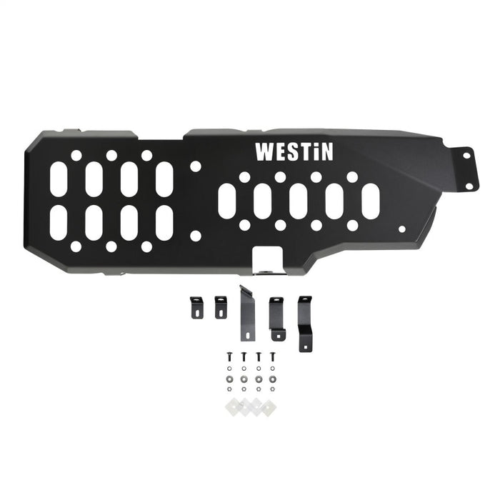 Westin/Snyper 07-17 Jeep Wrangler 2Dr Gas Tank Skid Plate - Textured Black Westin