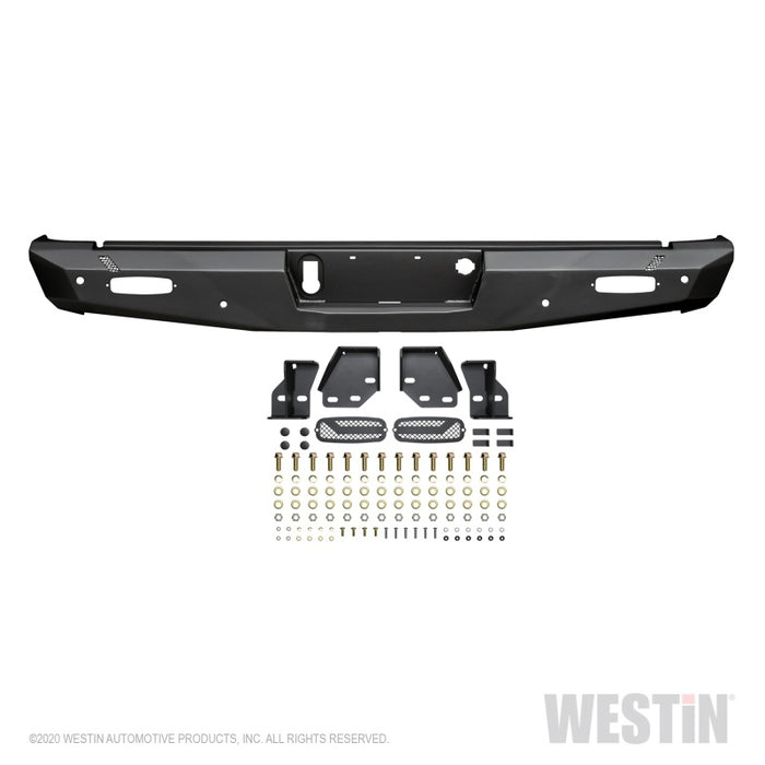 Westin 14-18 Chevy Silverado 1500 Pro-Series Rear Bumper - Textured Black Westin