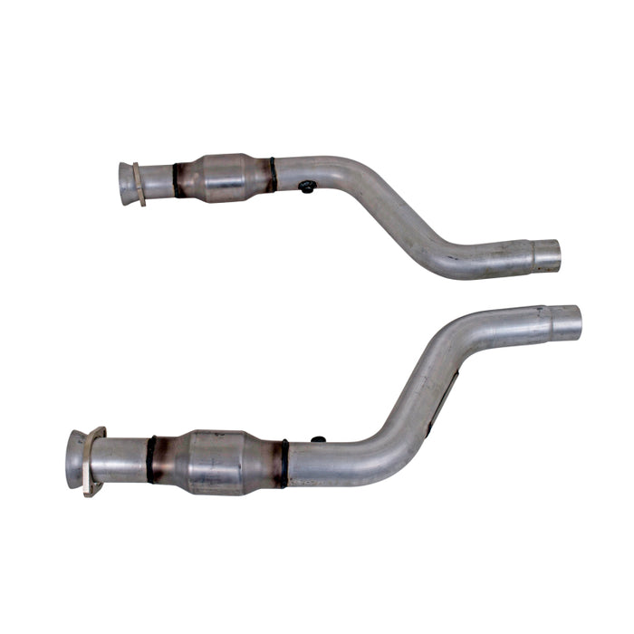 BBK 05-15 Dodge Challenger Charger Short Mid X Pipe w Catalytic Converters 2-3/4 For LT Headers BBK