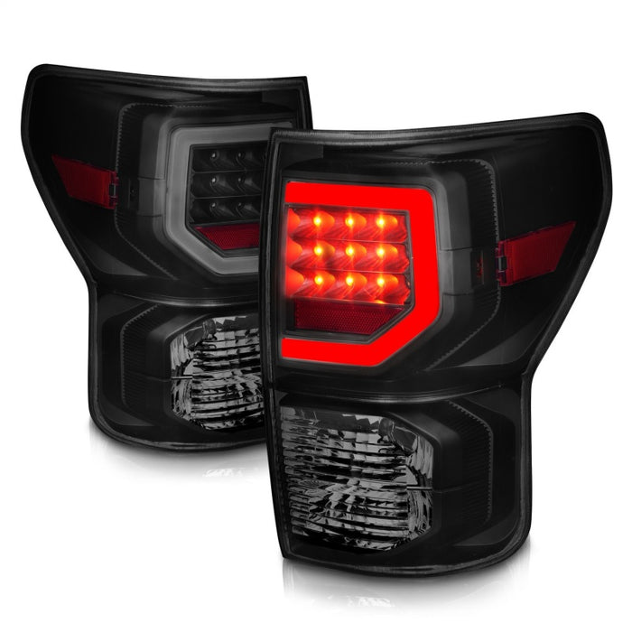 Anzo 07-11 Toyota Tundra Full LED Tailights Black Housing Smoke Lens G2 (w/C Light Bars) ANZO