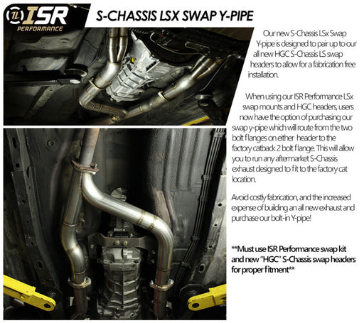 ISR Performance S-Chassis LS Swap Y-Pipe ISR Performance