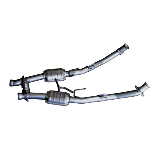 BBK 86-93 Mustang 5.0 High Flow H Pipe With Catalytic Converters - 2-1/2 BBK