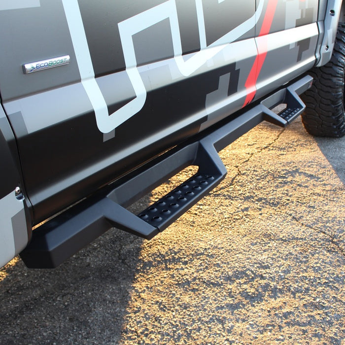 Westin/HDX 17-18 Ford F-150 SuperCrew Drop Nerf Step Bars - Textured Black Westin