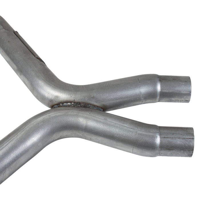 BBK 11-14 Mustang 3.7 V6 Short Mid X Pipe With Catalytic Converters 2-1/2 For BBK Long Tube Headers BBK