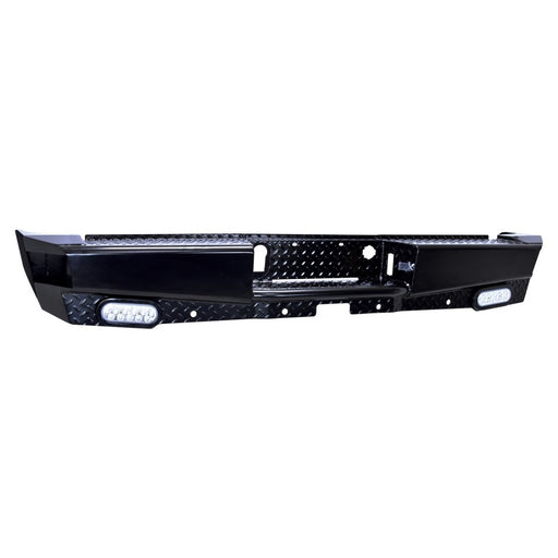 Westin 14-18 Chevrolet Silverado HDX Bandit Rear Bumper - Black Westin