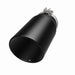 MagnaFlow Tip Stainless Black Coated Single Wall Round Single Outlet 6in Dia 5in Inlet 13in L Magnaflow