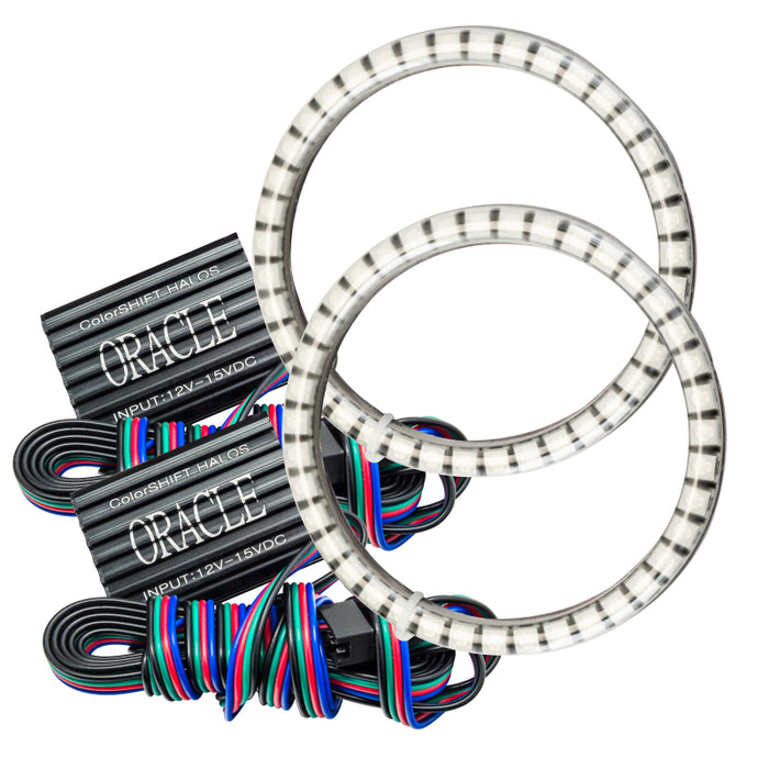 Oracle 15-21 Dodge Challenger Waterproof LED Fog Light Halo Kit - ColorSHIFT SEE WARRANTY ORACLE Lighting