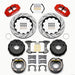 Wilwood Narrow Superlite 4R Rear P-Brk Kit 14.00in Drill Red Big Ford 2.00in Off Bronco 5 x 5.50