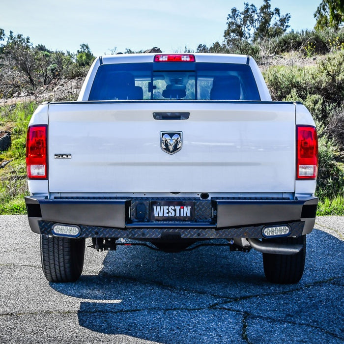 Westin 09-18 Ram 1500 HDX Bandit Rear Bumper - Black Westin
