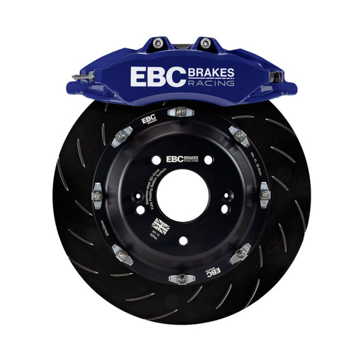 EBC Racing 2019+ Toyota GR Supra Blue Apollo-6 Calipers 380mm Rotors Front Big Brake Kit EBC