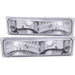 ANZO 1988-1998 Chevrolet C1500 Euro Parking Lights Chrome ANZO