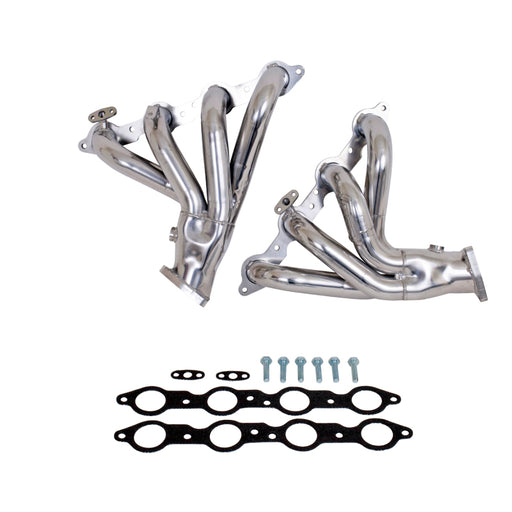 BBK 97-99 Corvette C5 LS1 Shorty Tuned Length Exhaust Headers - 1-3/4 Silver Ceramic BBK