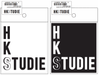 HKS HKSTUDIE Sticker SQ - Black HKS