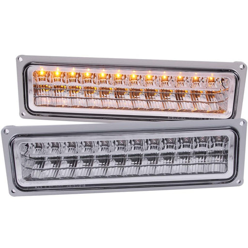 ANZO 1988-1998 Chevrolet C1500 LED Parking Lights Chrome ANZO