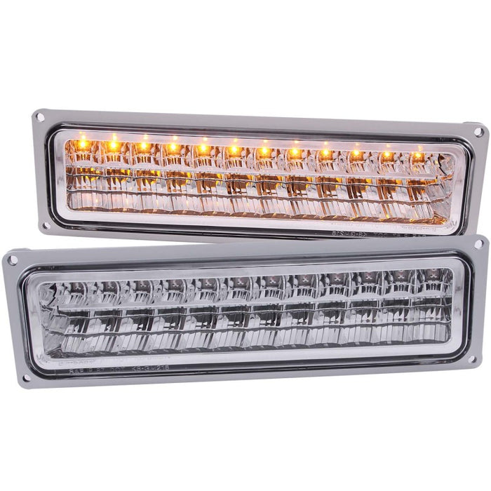 ANZO 1988-1998 Chevrolet C1500 LED Parking Lights Chrome ANZO