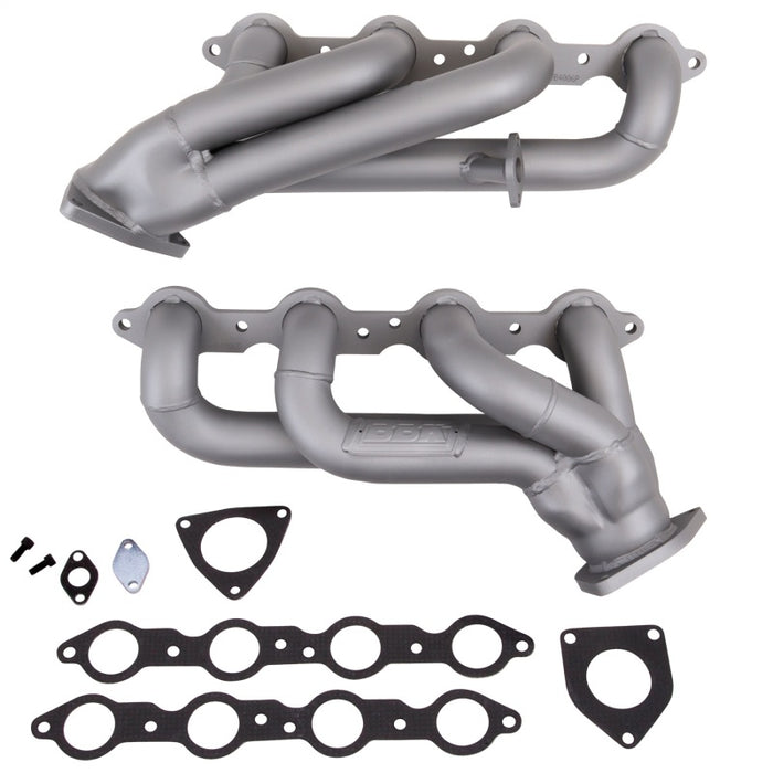 BBK 99-04 GM Truck SUV 6.0 Shorty Tuned Length Exhaust Headers - 1-3/4 Titanium Ceramic BBK