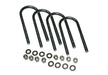 Superlift U-Bolt 4 Pack 9/16x4.125x15.25 Round w/ Hardware Superlift
