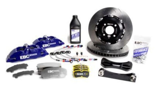 EBC Racing 04-09 Honda S2000 AP2 Blue Apollo-4 Calipers 330mm Rotors Front Big Brake Kit EBC