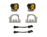 Baja Designs 21+ Ford Bronco Sport S1 WC LED Fog Pocket Light Kit - Amber Baja Designs