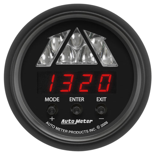 Autometer Z-Series 2-1/16in Tachometer Digital 16000 RPM w/ LED Shift Light AutoMeter