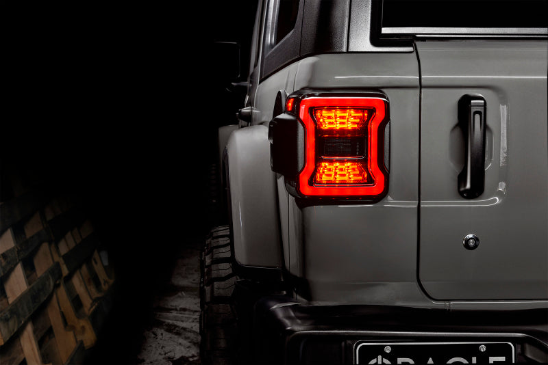 Oracle Jeep Wrangler JL Black Series LED Tail Lights SEE WARRANTY ORACLE Lighting