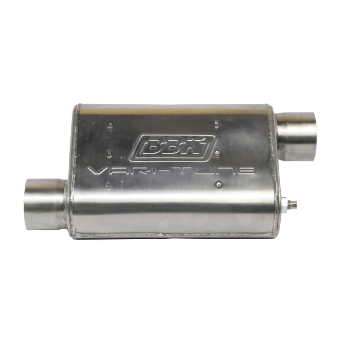 BBK VariTune Adjustable Performance Muffler 2-1/2 Offset/Offset Stainless Steel BBK