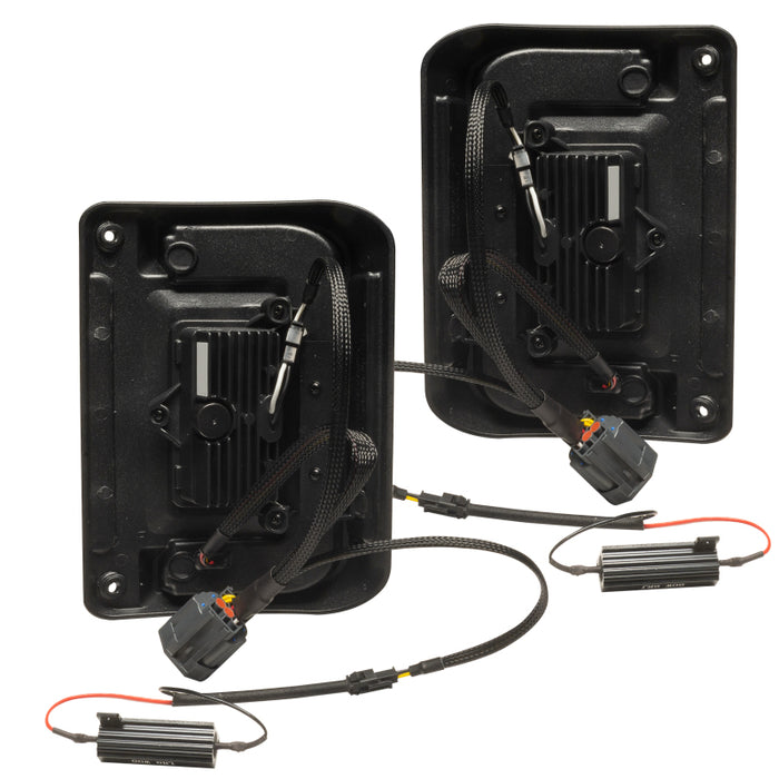 Oracle 07-17 Jeep Wrangler JK Flush Mount LED Tail Lights - Tinted SEE WARRANTY ORACLE Lighting