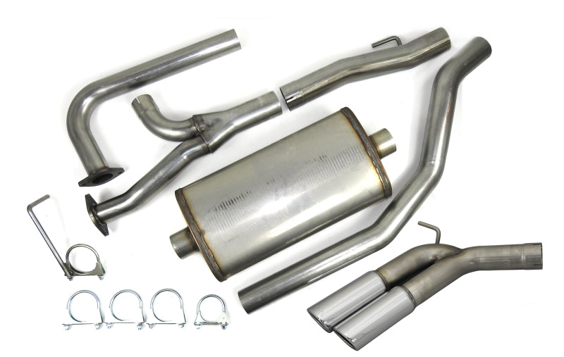 JBA 04-20 Nissan Titan 5.6L 409SS Pass Side Dual Exit Cat-Back Exhaust JBA