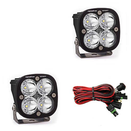 Baja Designs Squadron Sport Work/Scene Pair LED Light Pods - Clear Baja Designs