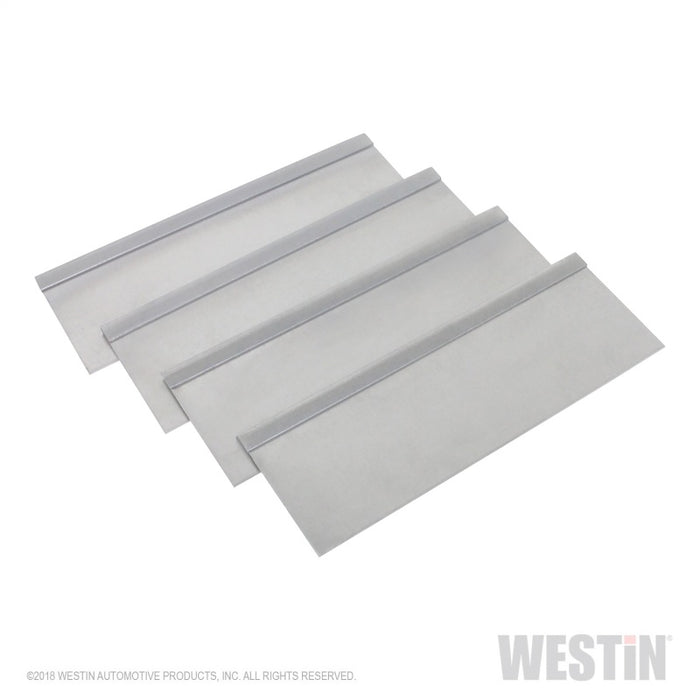 Westin/Brute 9in x 15in tray w/ 4 Silver Aluminum Dividers - Yellow Westin