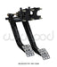 Wilwood Adjustable Dual Pedal - Brake / Clutch - Rev. Swing Mount -6.25:1 Brake 5.1:1 Clutch