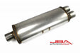 JBA Universal Chambered Style 304SS Muffler 25x8x5in 3in Center/Dual out JBA