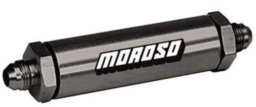 Moroso Oil Filter - In Line Screened -12An - Aluminum Moroso